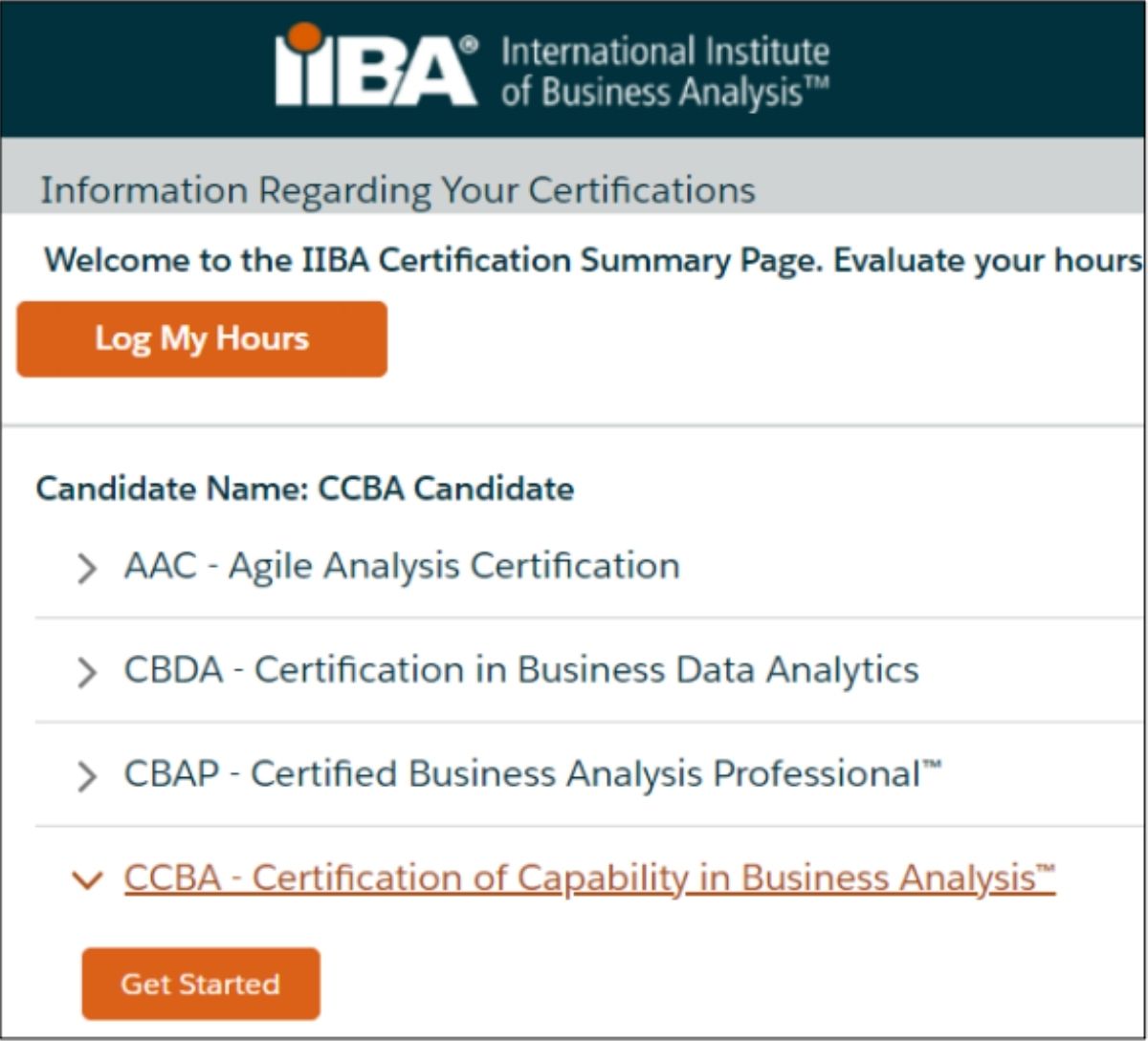 Chọn chứng chỉ CCBA