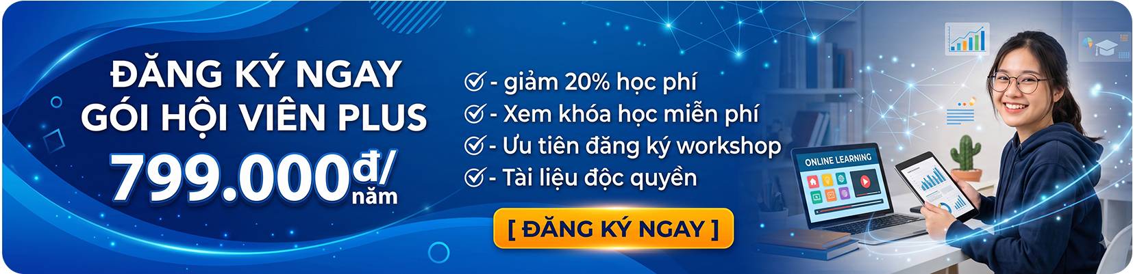 Đăng ký ngay gói hội viên Plus Mentora